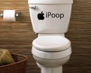 iPoop Bathroom Wall Decal Closestool Sticker Modern Vinyl Wall Decals